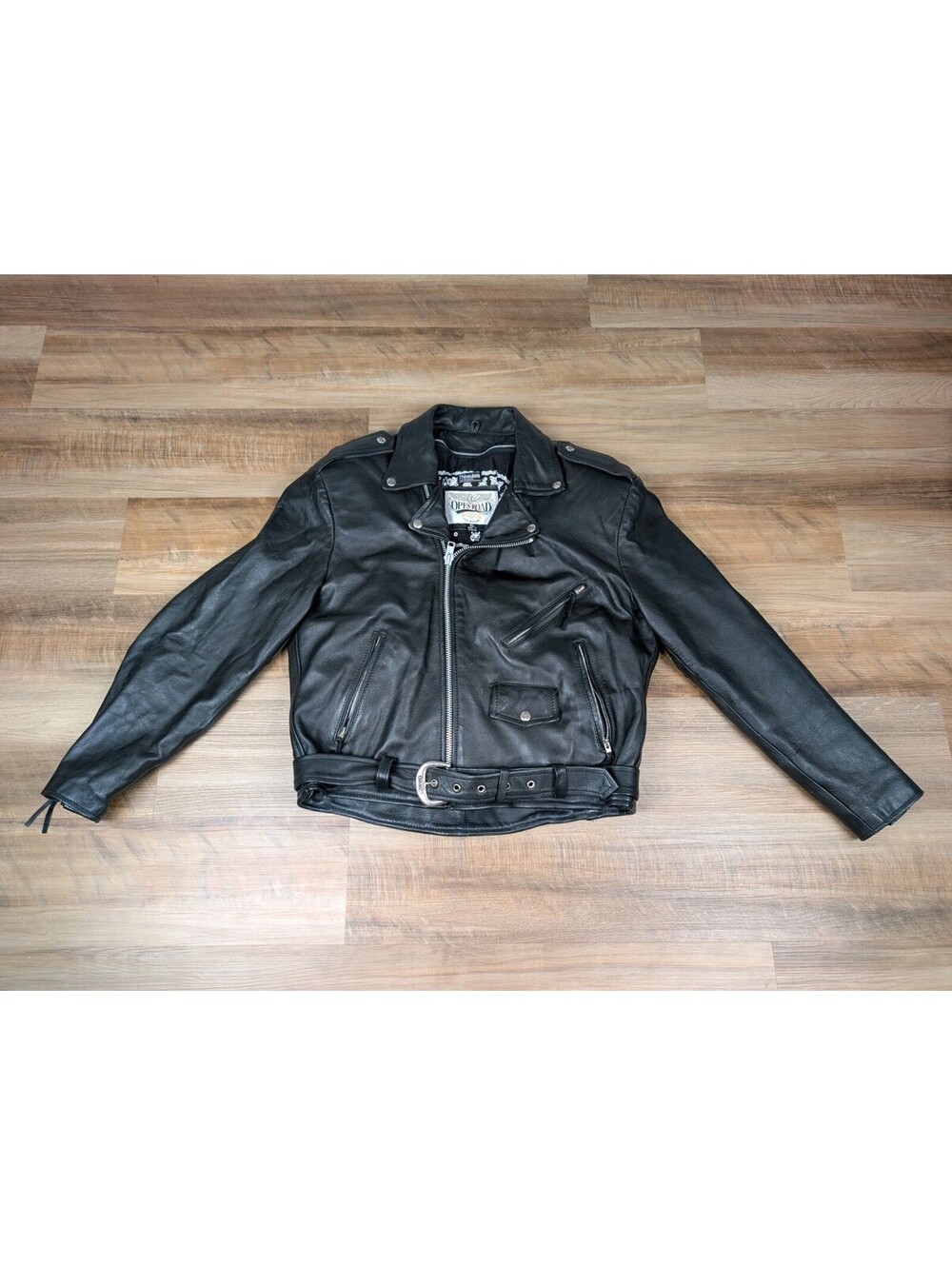 Wilsons Open Road Leather Motorcycle Jacket XL With Zip Out Liner